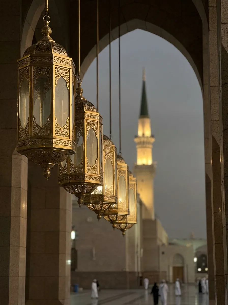 Illustration: Lanterns of the Prophet’s Mosque
