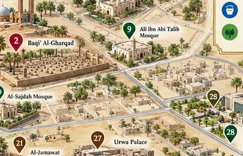 Illustration: Ali ibn Abi Talib Mosque, Madinah