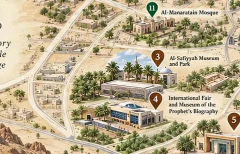 Illustration: Bani Haram Mosque, Madinah