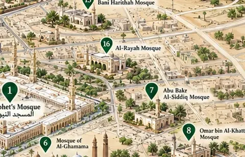 Illustration: Al-Rayah Mosque, Madinah